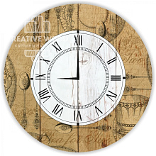 Часы из натурального дерева Creative Wood Часы Кухонные